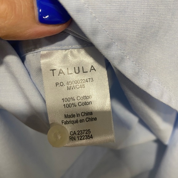 Talula blue button down - Picture 4 of 4